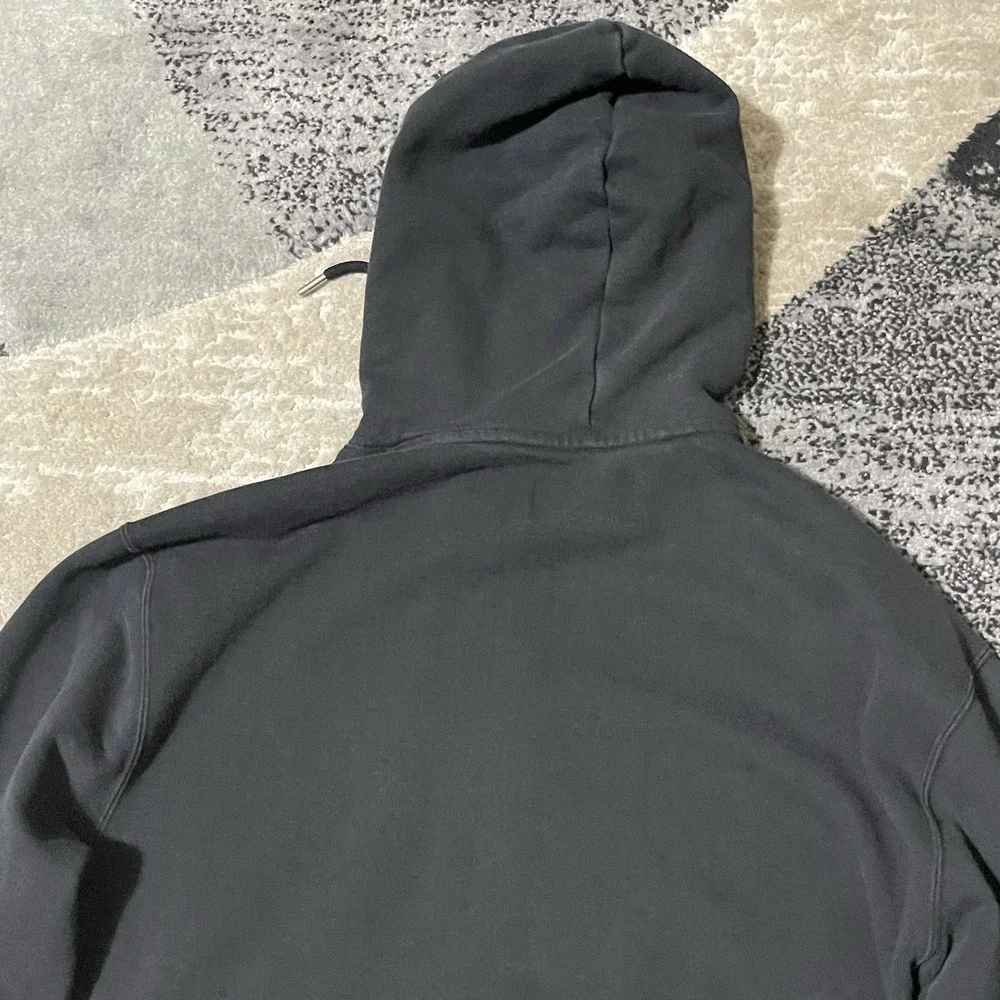 Nike Air‎ Jordan Flight Logo Hoodie Men Medium Black Fleece Pullover DQ7338-612